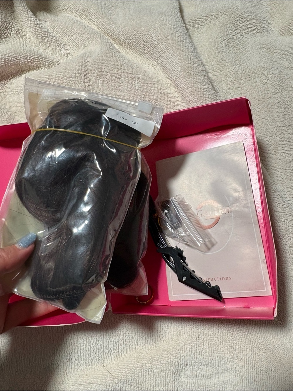 GOO GOO Real Human Hair Clip-In Extensions 18” 150g #2A Light Brown